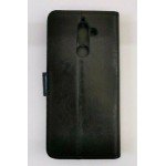 Black Book Case Flip with Strap For Nokia 7 Plus TA-1041 Slim Fit Look